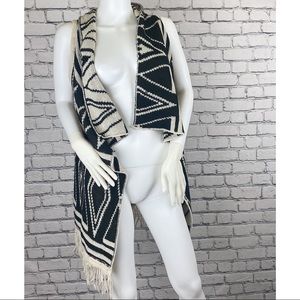 Knit Sleeveless Cardigan - Open Front